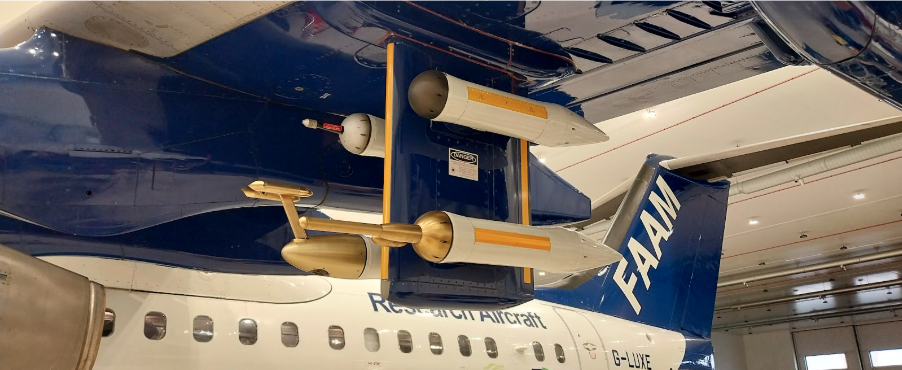 Underwing scientific instrumentation housed in PMS canisters