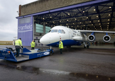 Avalon working on the aircraft