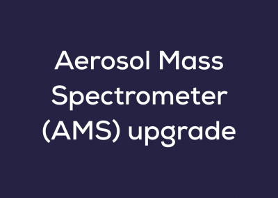 Aerosol Mass Spectrometer (AMS) upgrade