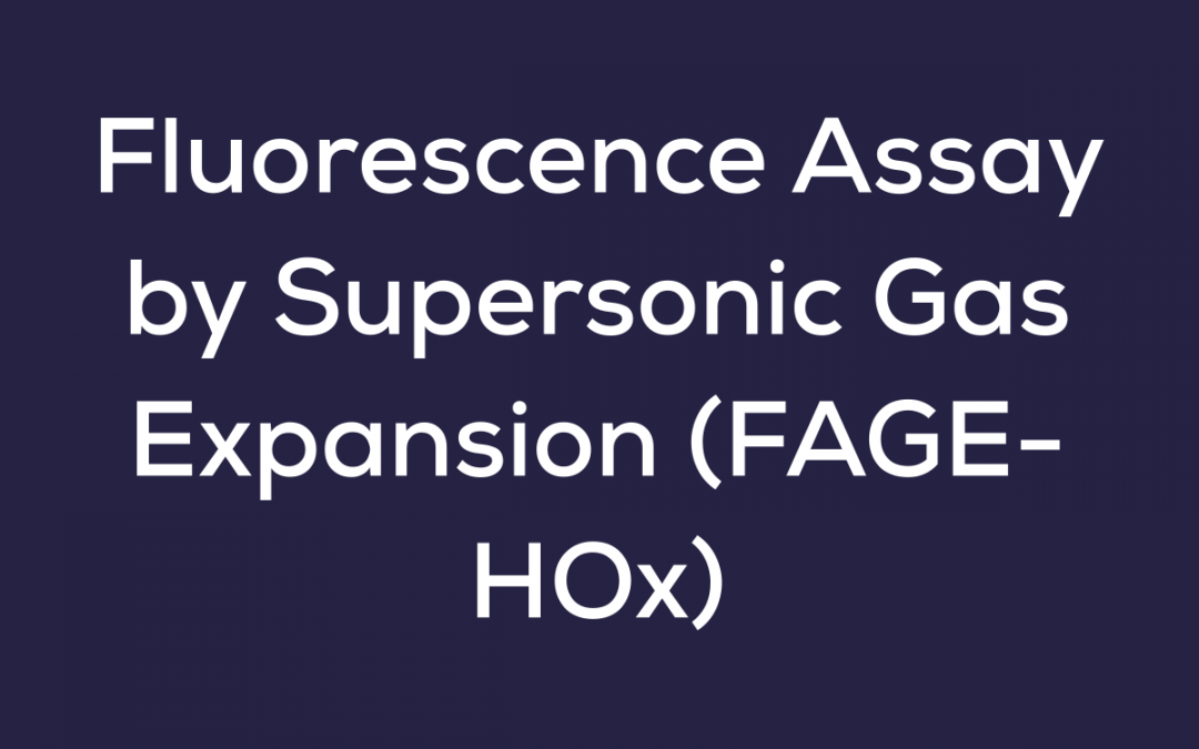 Fluorescence Assay by Supersonic Gas Expansion (FAGE-HOx)