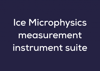 Ice Microphysics measurement instrument suite
