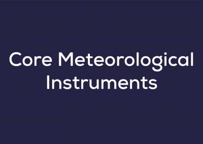 Core Meteorological Instruments